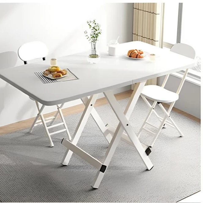 吃饭桌子家用小方桌折叠桌家用餐桌简易餐桌折叠桌子4-6人阳光桌