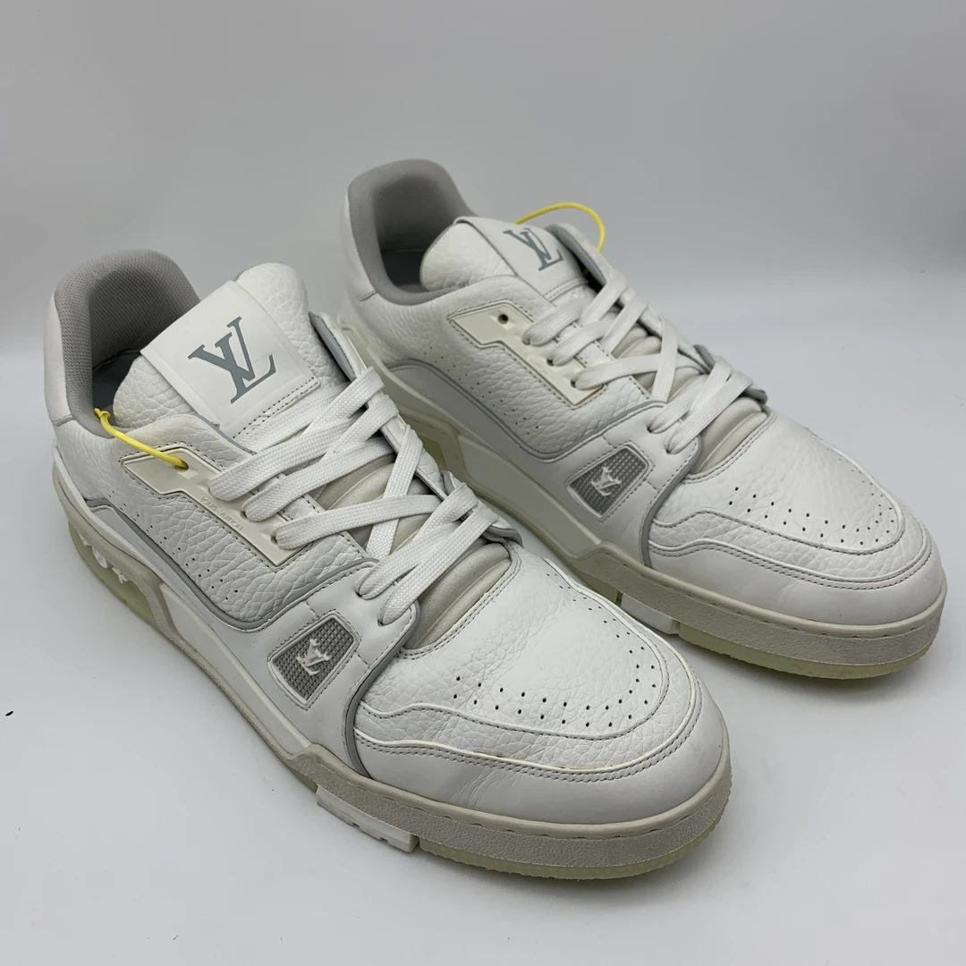 LV/路易威登 trainer白色时尚百搭休闲鞋/95新 欧码42.5码