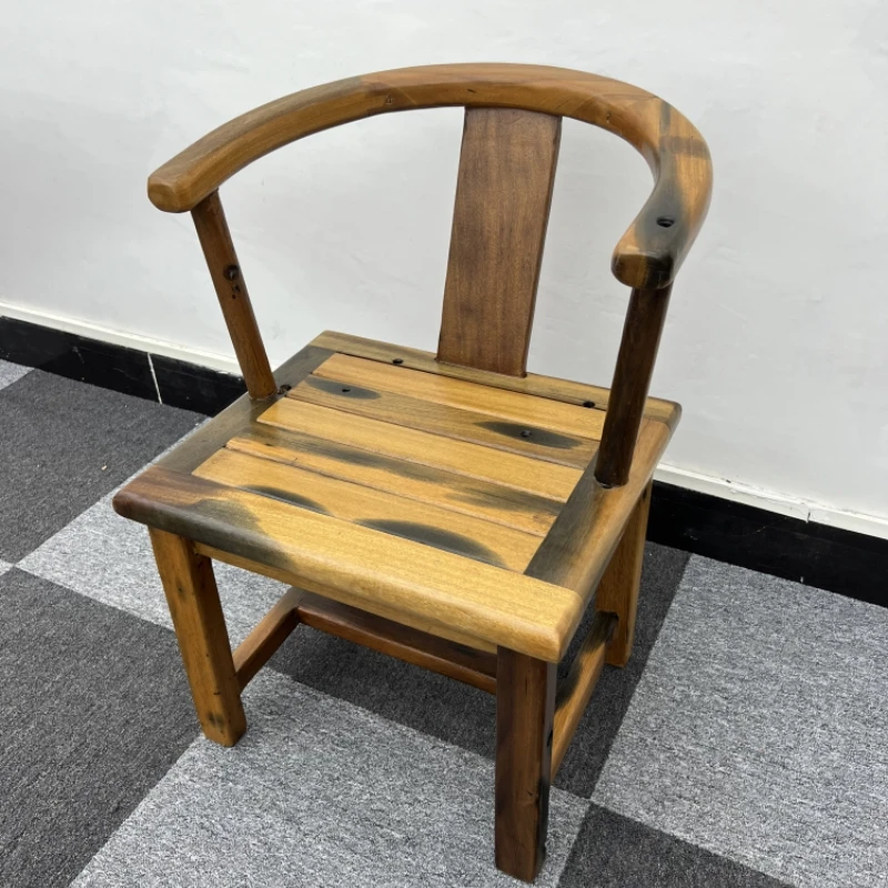 百年老船木圈椅三件套新中式太师椅实木禅意舒适单人扶手主人椅子