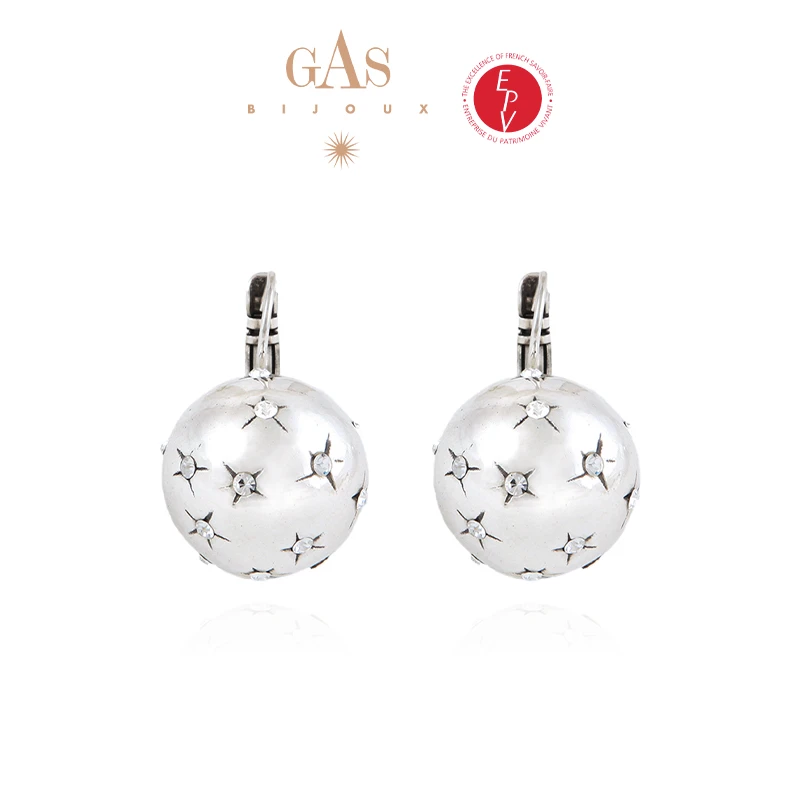 AZLOOK耳环【法国进口】GAS BIJOUX 秘境系列银色耳环