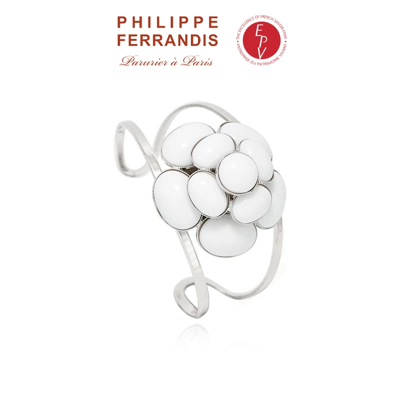 AZLOOK【法国进口】菲昂迪斯高定经典山茶花系列手镯时尚小众设计女