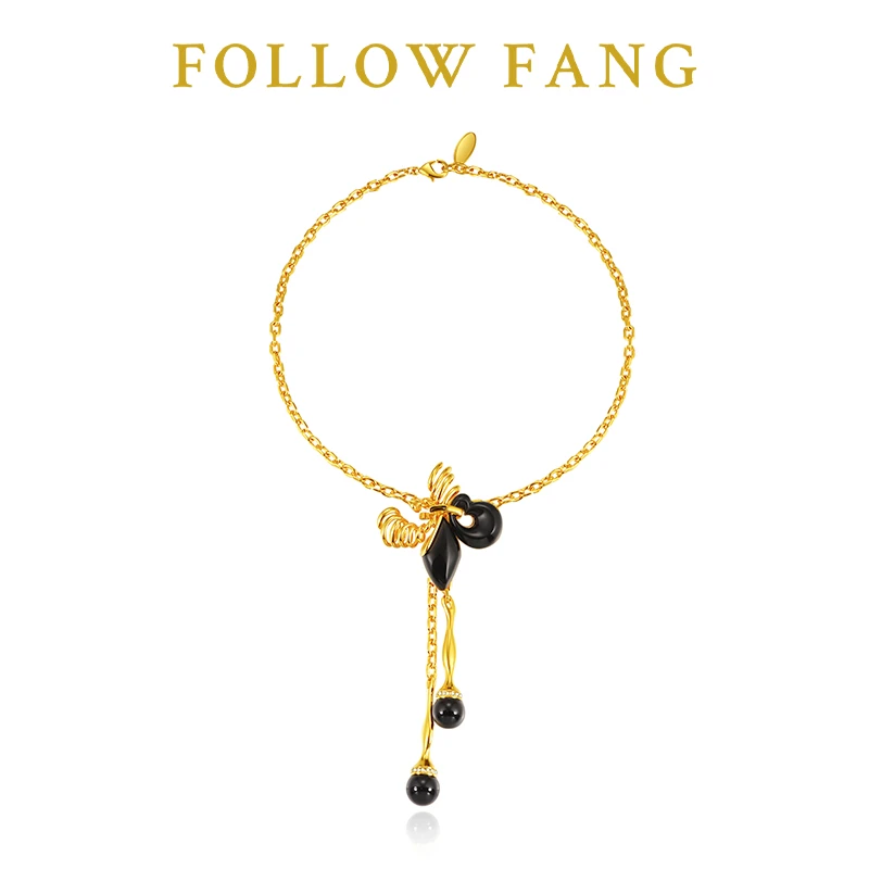 AZLOOK 项链 【中国设计师品牌】FOLLOW FANG金百合系列项链