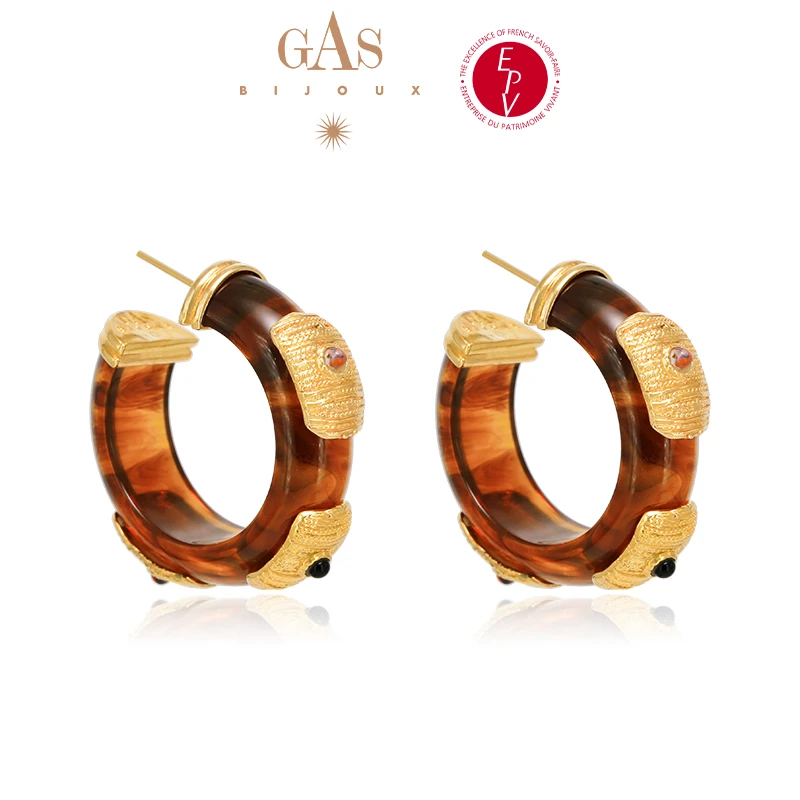 AZLOOK 铜合金耳饰 【法国进口】GAS BIJOUX 秘境系列耳环