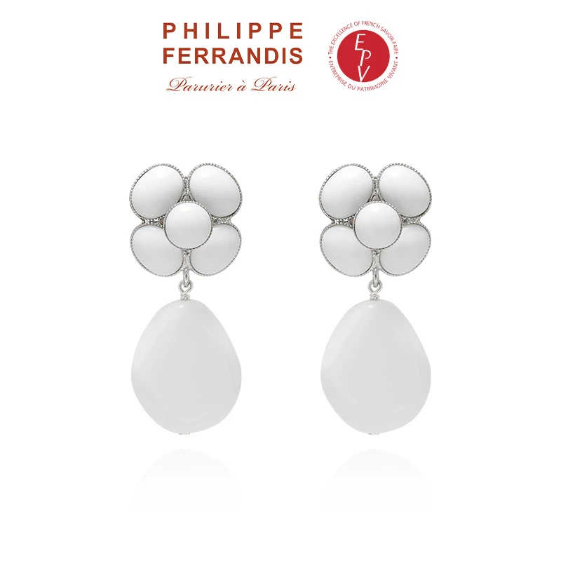 AZLOOK【法国进口】菲昂迪斯高定经典山茶花系列耳环精致时尚气质女