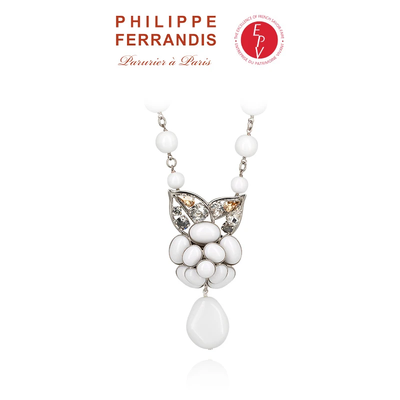 AZLOOK【法国进口】菲昂迪斯高定经典山茶花系列项链氛围感轻奢小众