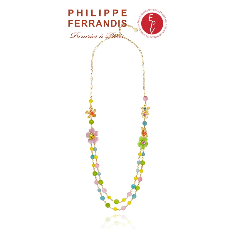 AZLOOK 项链【法国进口】Philippe Ferrandis繁樱绽放奢华版项链