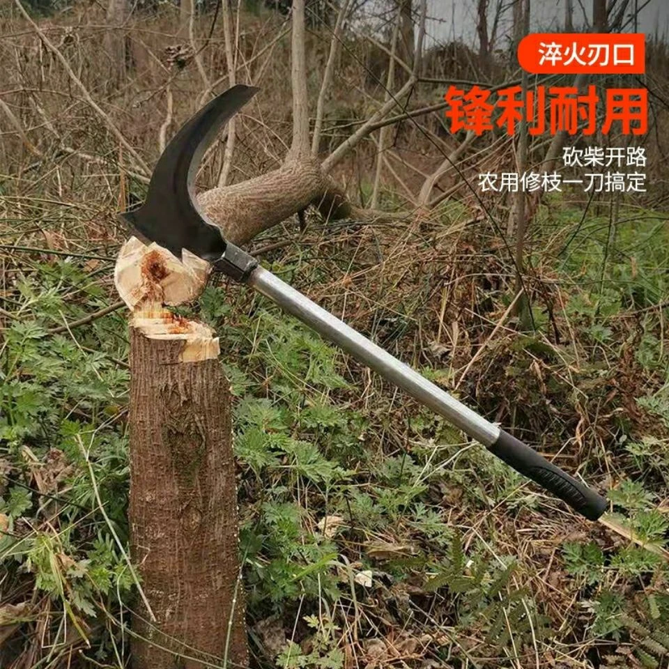 家用农用户外用高锰钢镰刀多用途工具砍割两用割谷割草砍树蔑竹