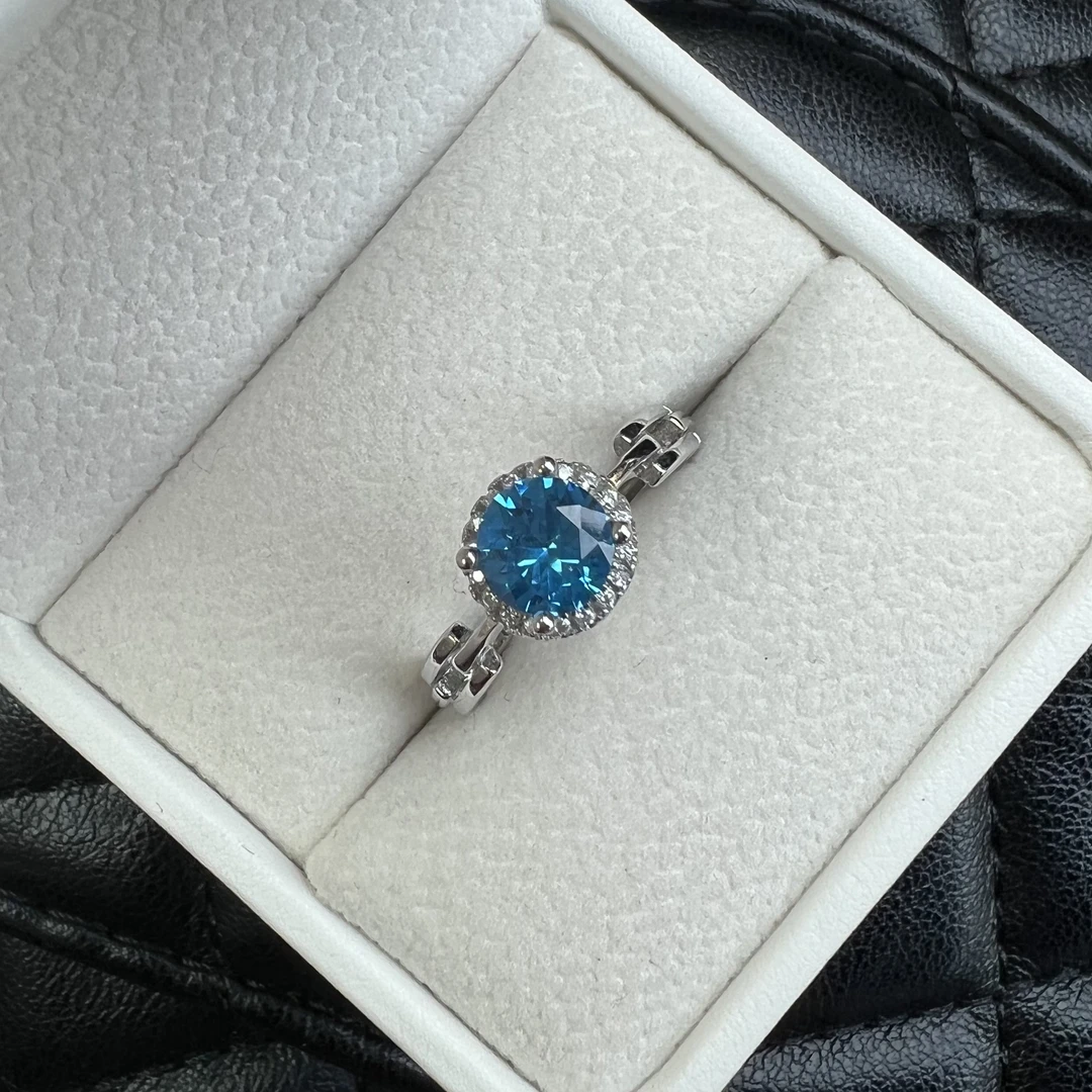 南非钻九号矿戒指1ct [普罗旺斯的浪漫花园]戒指LB219