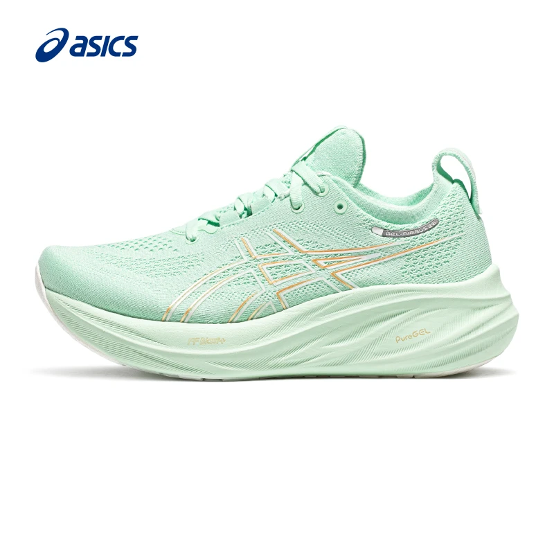ASICS亚瑟士新款GEL-NIMBUS 26 (D)女子透气耐磨缓震回弹宽楦跑鞋