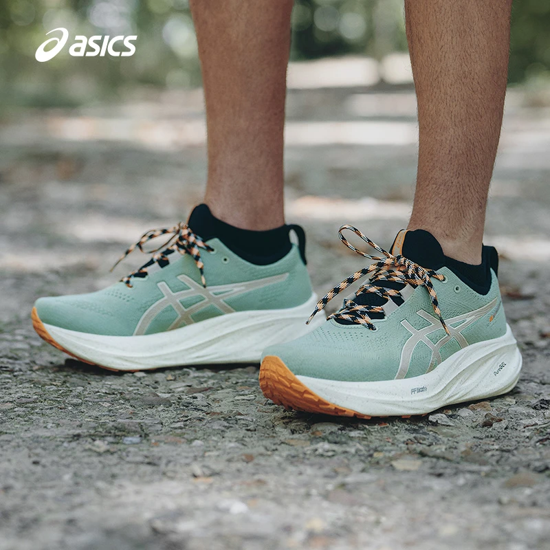 流光风 ASICS/亚瑟士GEL-NIMBUS 26 TR男子耐磨缓震回弹跑鞋