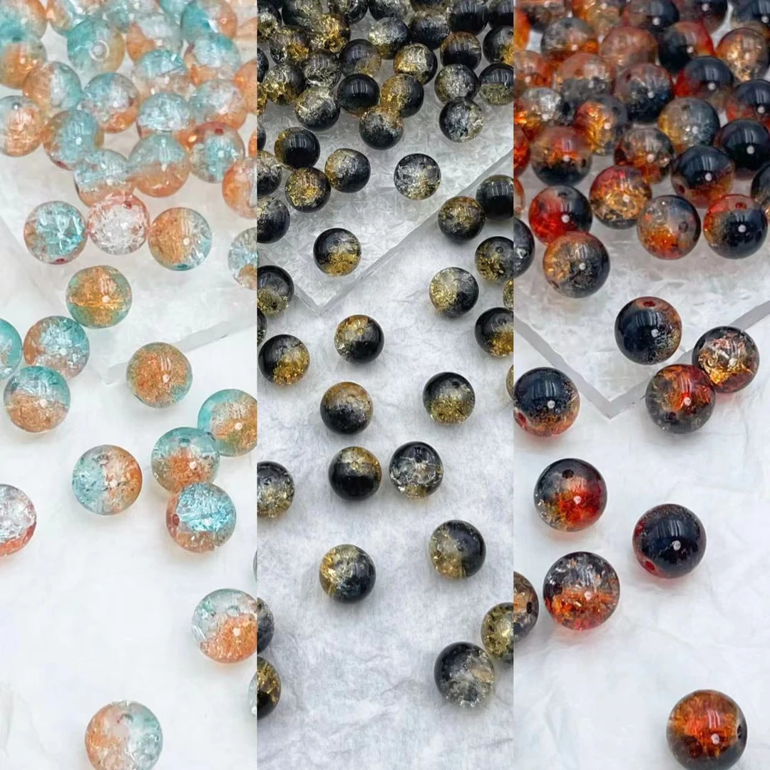 手工DIY晶晶琉璃珠  琉璃配件