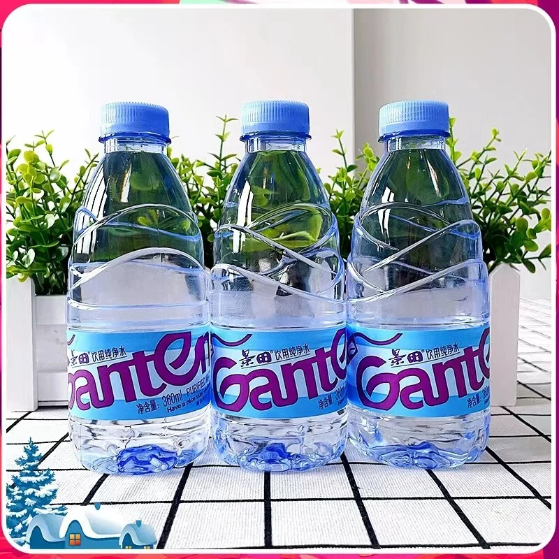 景田纯净水360ml*6/12瓶饮用水办公家用会议小瓶非矿泉水整箱饮品