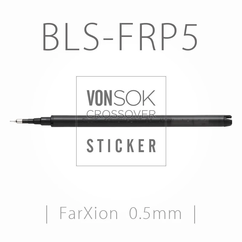 日本PILOT百乐|BLS-FRP5针锋|0.5mm摩磨擦可涂写水笔芯|22P4 23EF