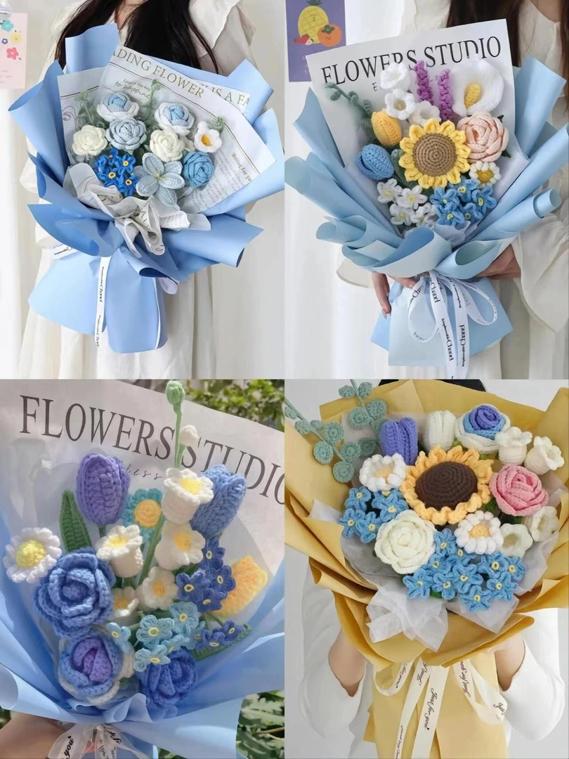 四股五股牛奶棉冰条球球线手工编织柔软粗细线手工品玩偶花束毯子