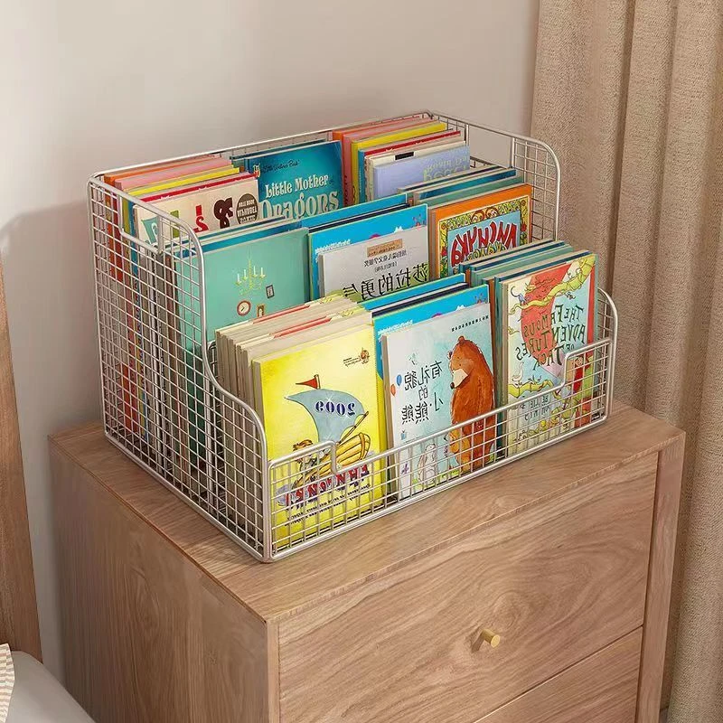 书架儿童绘本架幼儿书架桌面上床头飘窗书架多层书立架桌面收纳盒