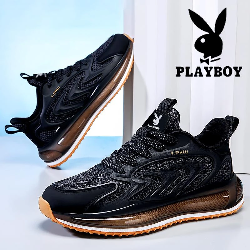 PLAYBOY爆款男鞋春季运动鞋男士2024超火新款旅游休闲运动跑步鞋
