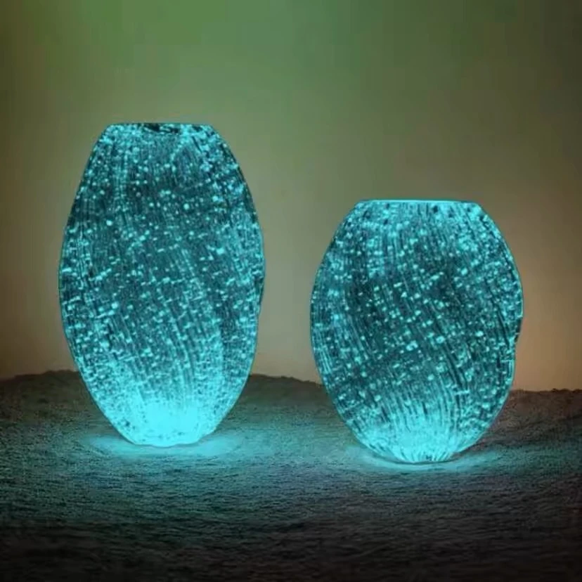 【法兰晶夜光麦芽糖】轻奢简约花瓶玻璃大气高级感家居客厅鲜花水培