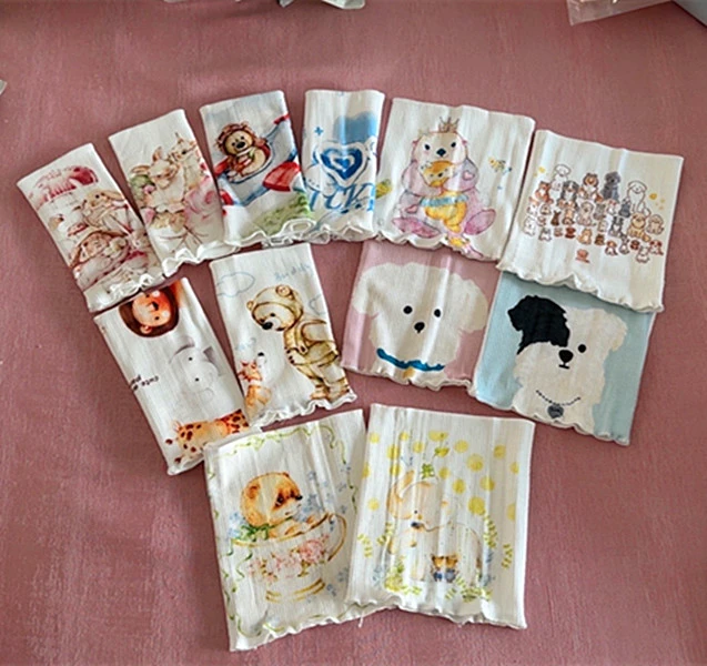 【呵儿特双层肚围】5A物理抑菌动物物语螺纹肚围柔软保暖防着凉肚兜