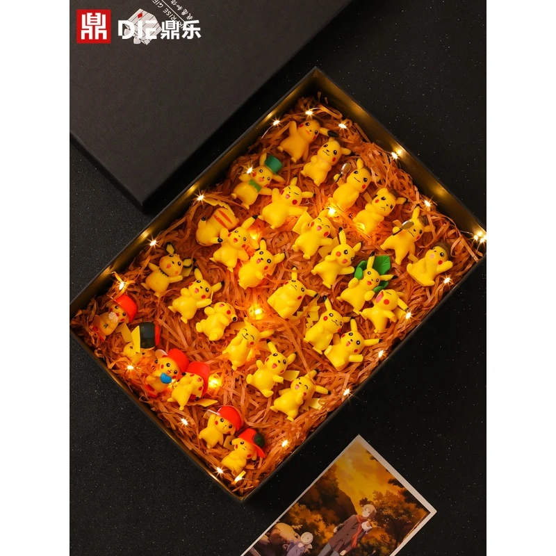 皮卡丘手办公仔宠物小精灵摆件神奇宝贝玩具盲盒创意生日礼物送人
