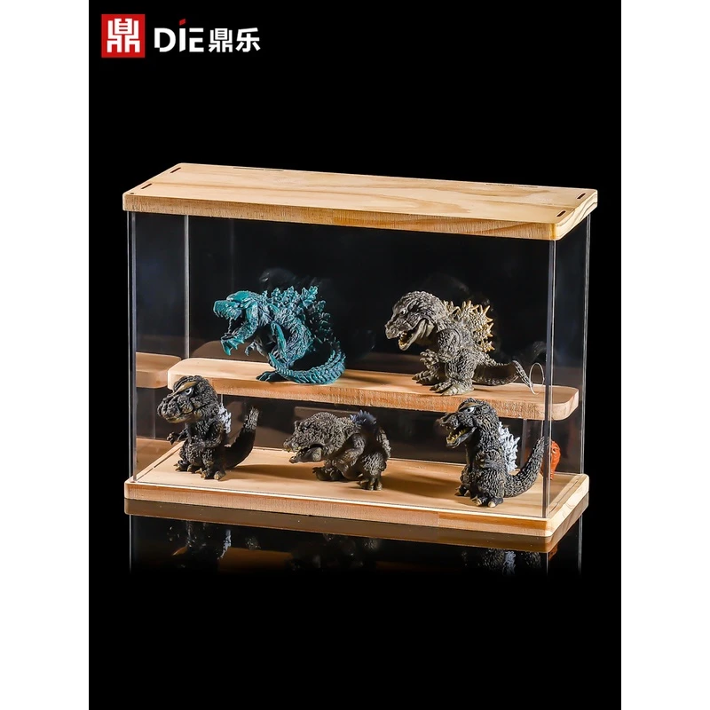 哥斯拉玩具怪兽之王手办2021电影Q版玩具玩偶摆件模型金刚盲盒