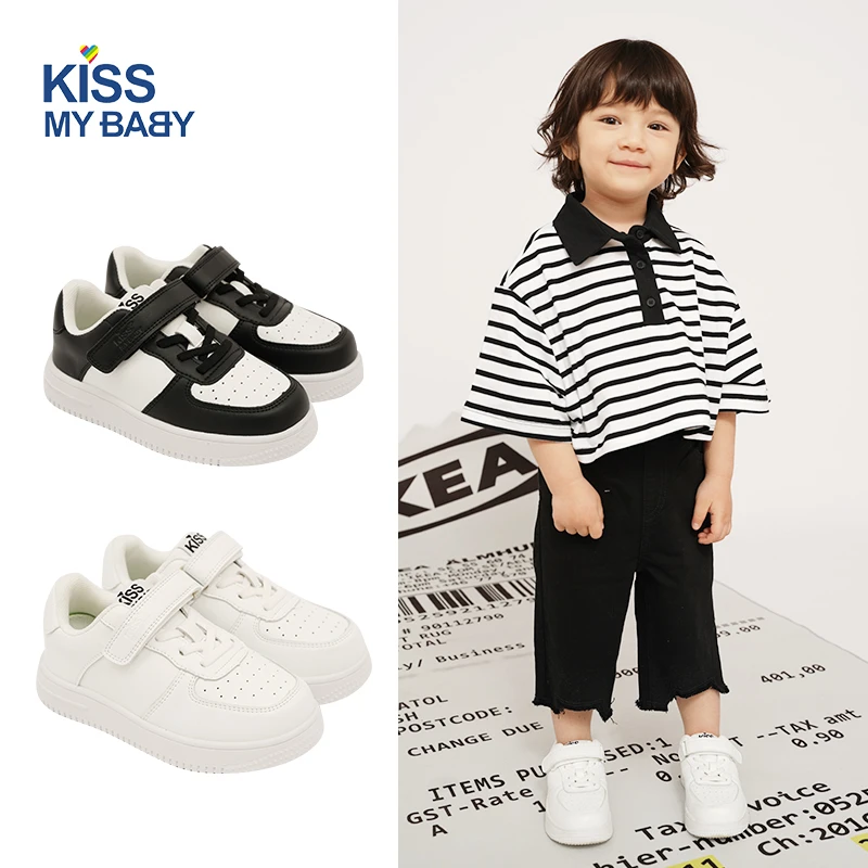 Kiss My Baby儿童diy小白鞋夏季男童女童中大童亲子鞋010141动