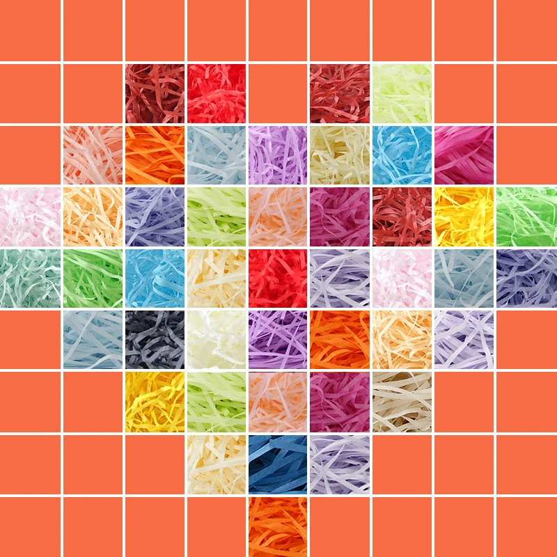 水果礼盒拉菲草情人节填充物生日婚庆喜糖伴手礼品纸丝节日装饰品