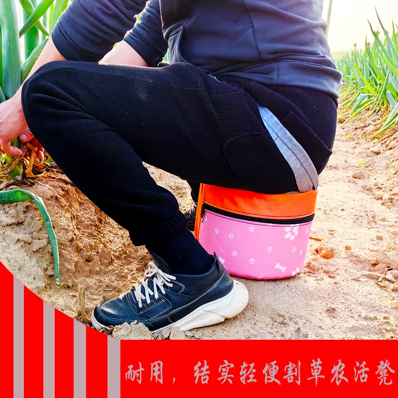 坐不坏采茶农活凳飞机料胶合内胆大棚割草干活墩挖蒜防水专用墩