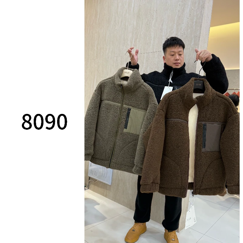 暖男一号【8090暖居】冬季三层加厚休闲贴标棒球款家居服NJ-2476