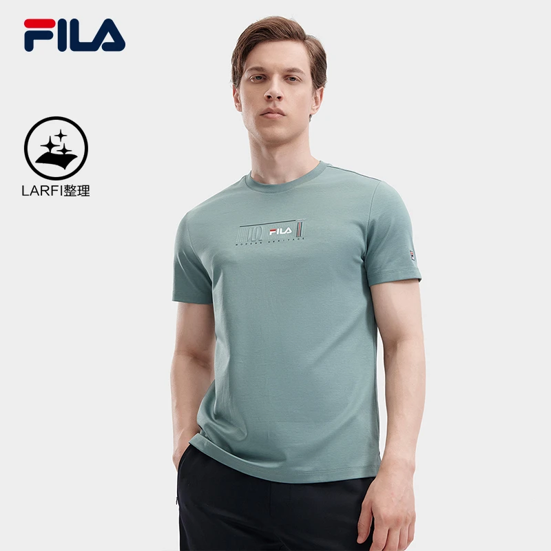 Fila/斐乐【春节不打烊】舒适T恤夏季新款男装短袖F11M421110F