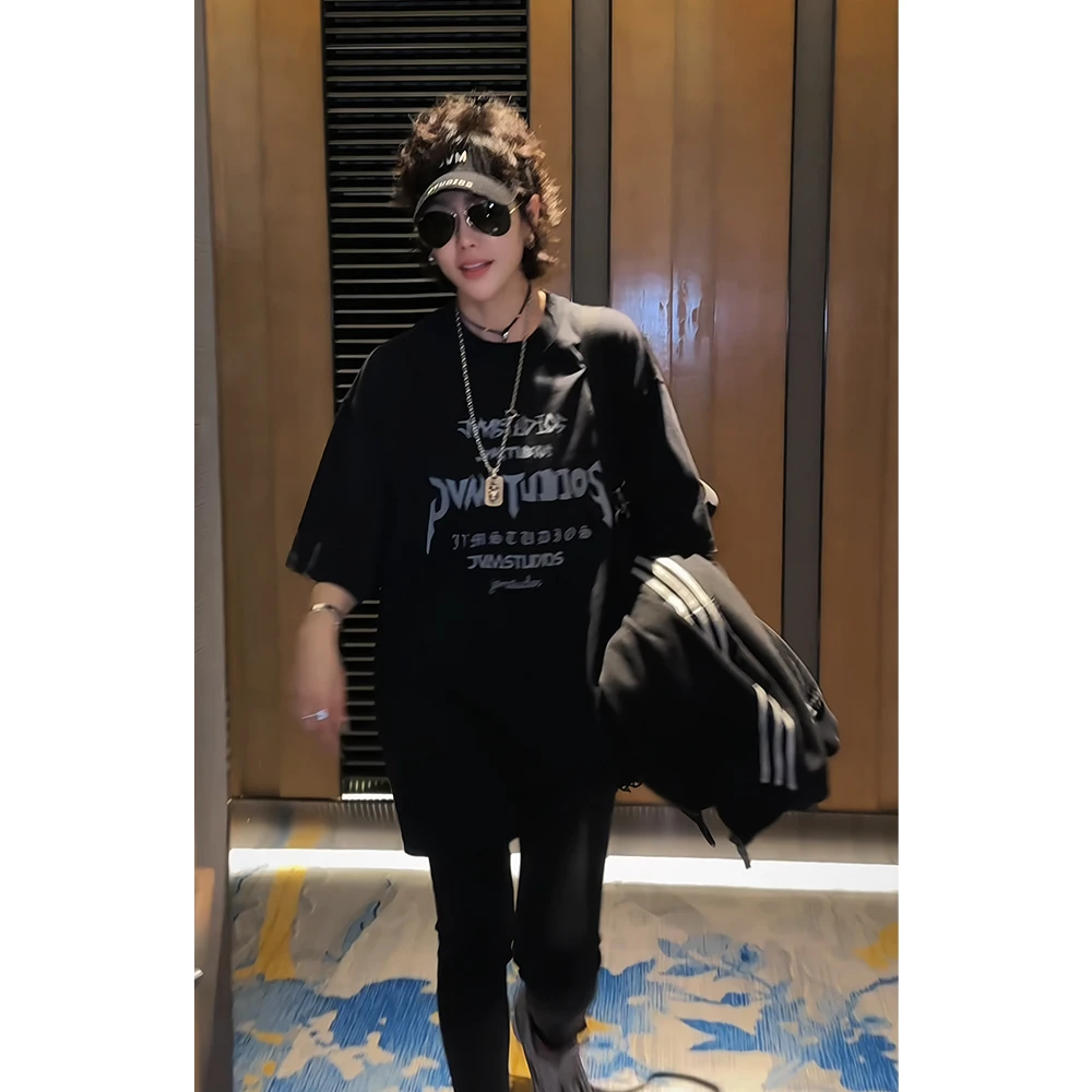 2024新款JVM定制19365时尚百搭字母半袖T恤8/23