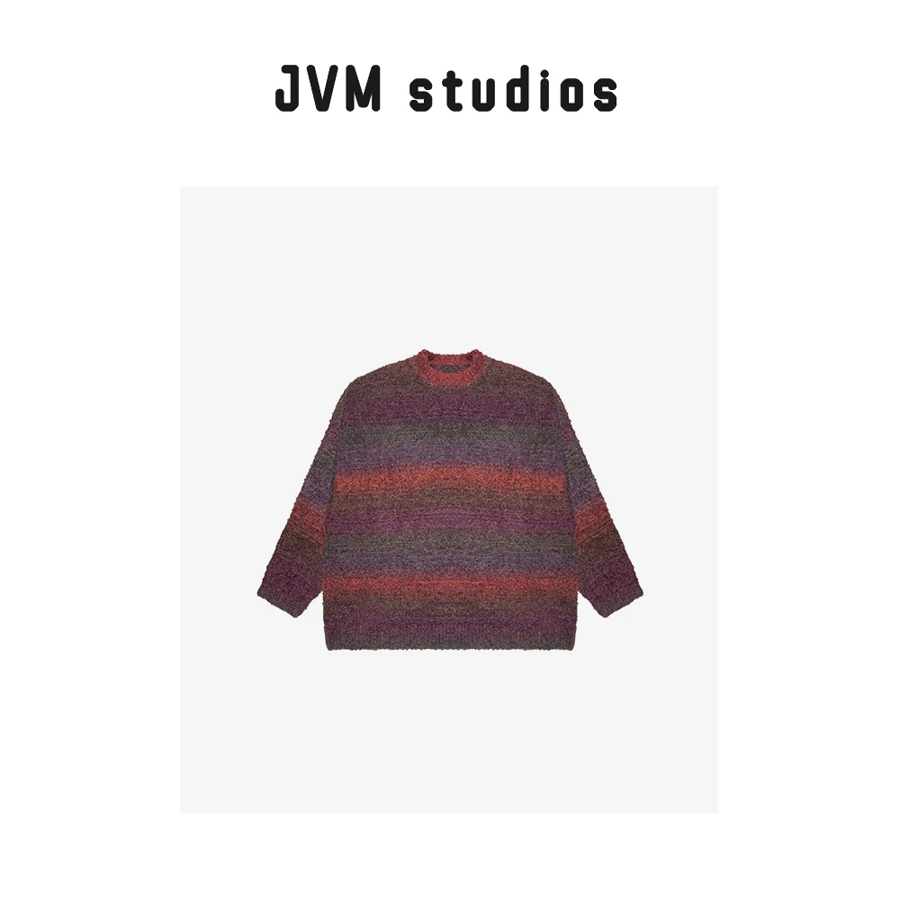 2024新款JVM定制20725-LL渐变条套头针织毛衣10/9