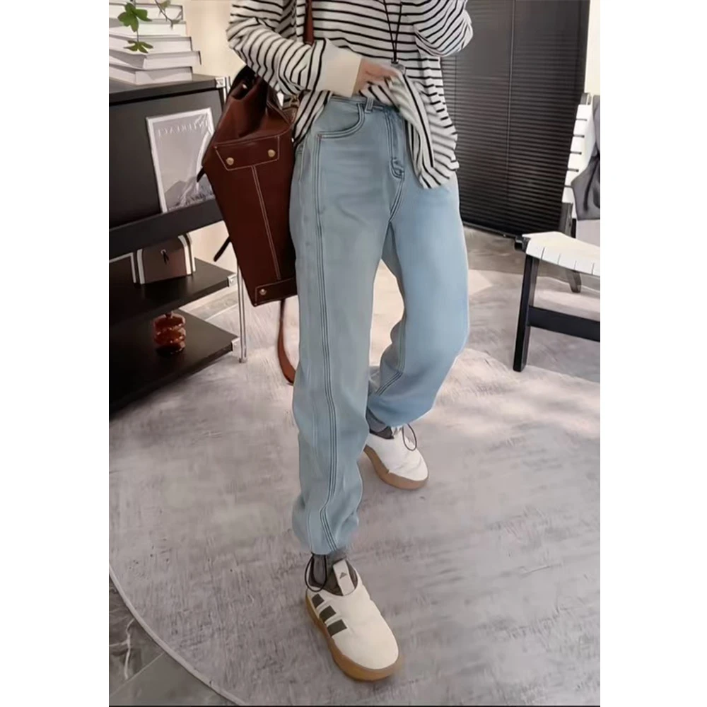 2024新款JVM-5JJ定制21710时尚百搭休闲束腿加绒牛仔裤10/28