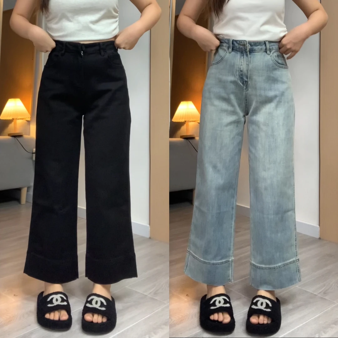 巨好穿！弹力九分直筒裤895