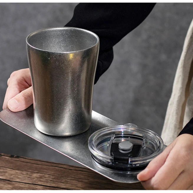 RockCloud/岩云岩云户外家用露营复古工业风双层不锈钢杯