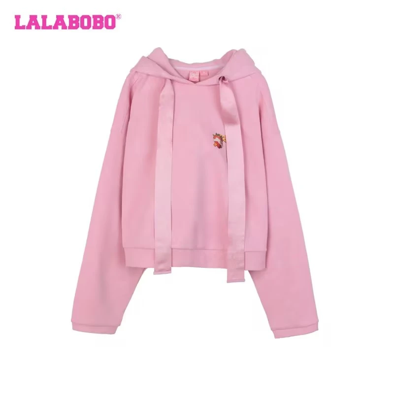 南京春季新款百搭草莓连帽卫衣LBDA-WSTS43