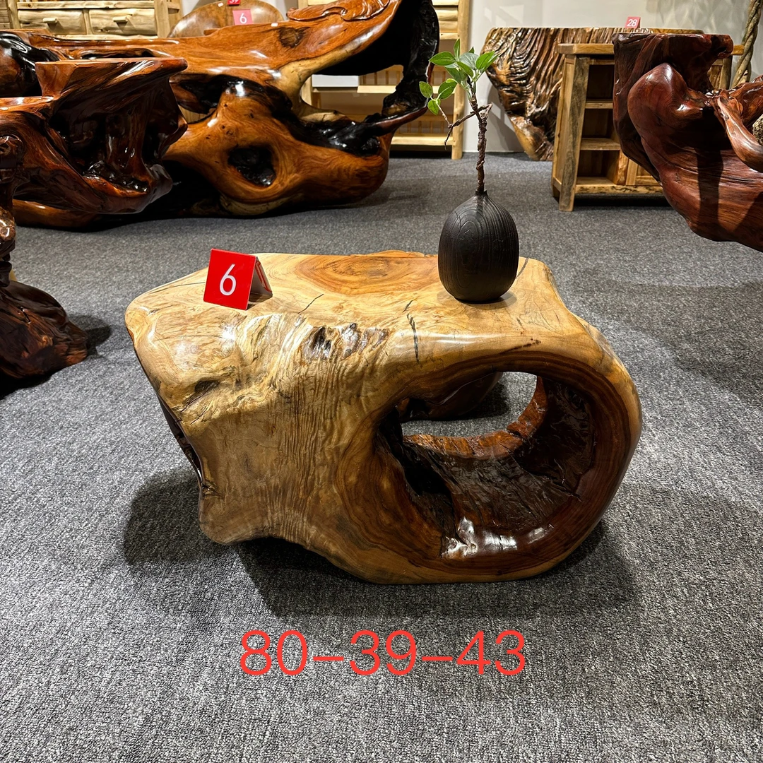 香樟木诧寂风风化树洞小桌