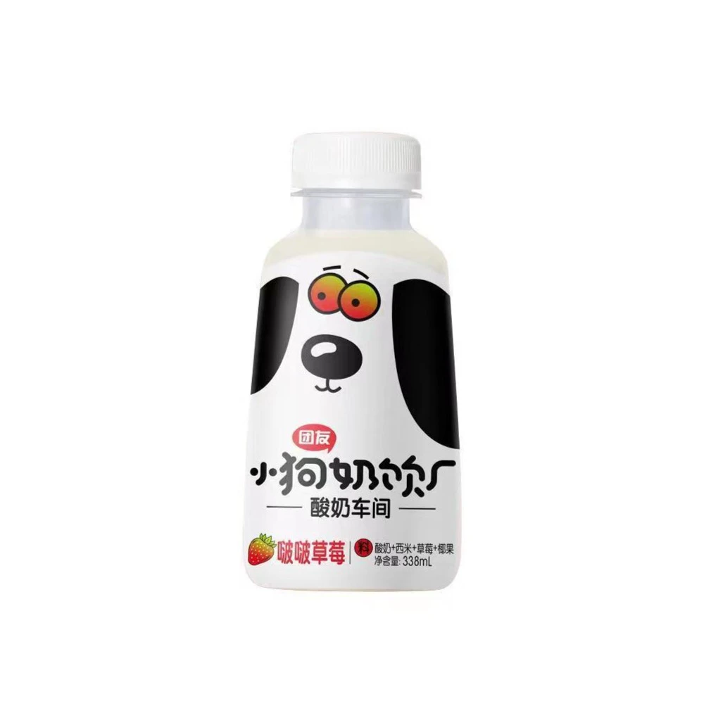 团友小奶狗乳酸菌338ml*6瓶多口味酸奶乳酸菌果肉饮料好喝风味