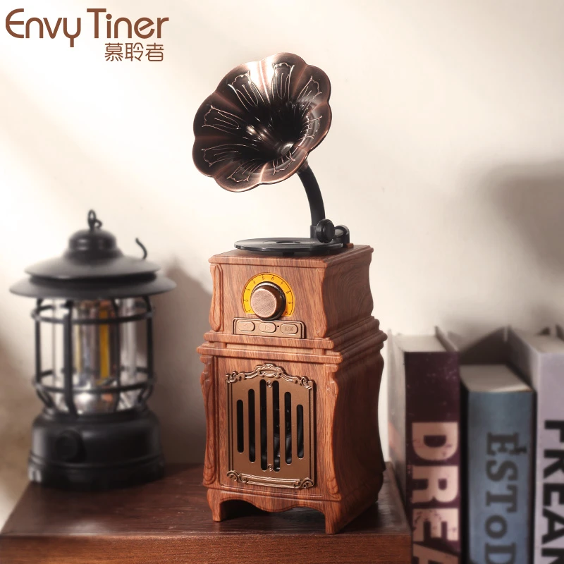 Envy Tiner/慕聆者茶桌茶台音响复古蓝牙音箱AS31老式仿古迷你