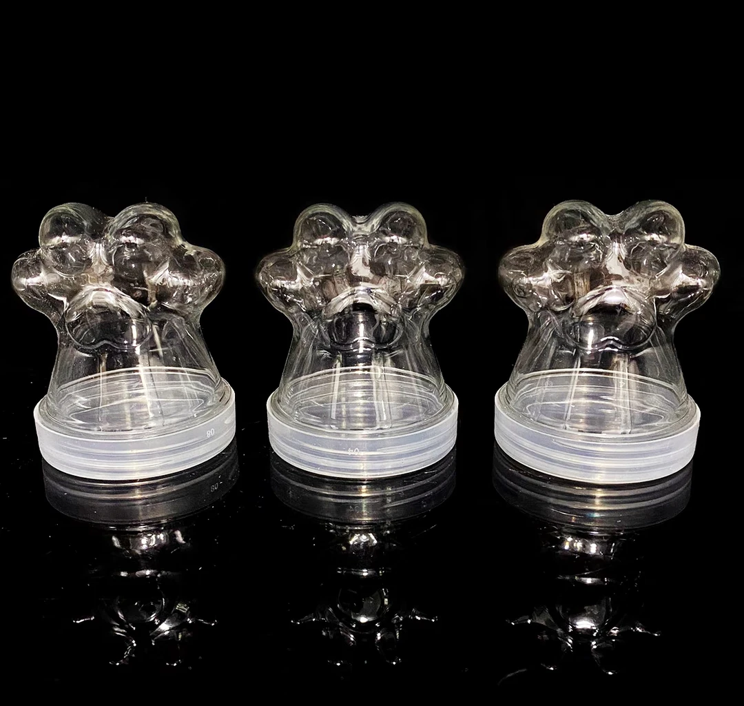 （全场满10包邮）网红猫爪瓶收纳瓶透明