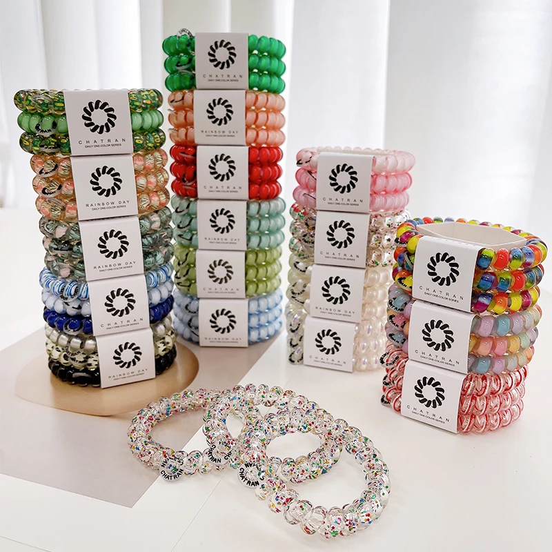 【3个装】Telet平替高档电话线发圈无痕电话圈不缠发舒适弹力发绳