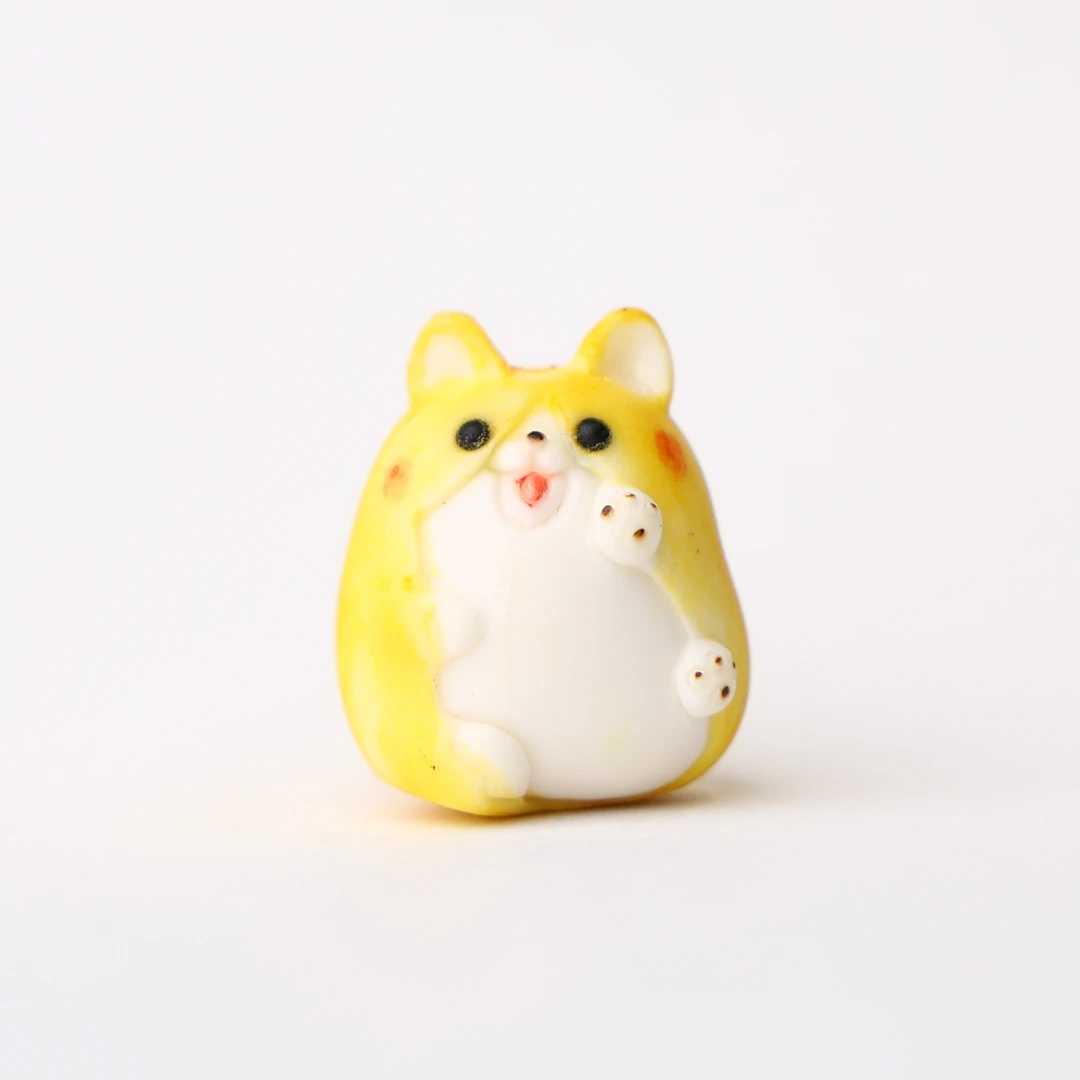 非金属木质吊坠 黄色仓鼠时尚迷你