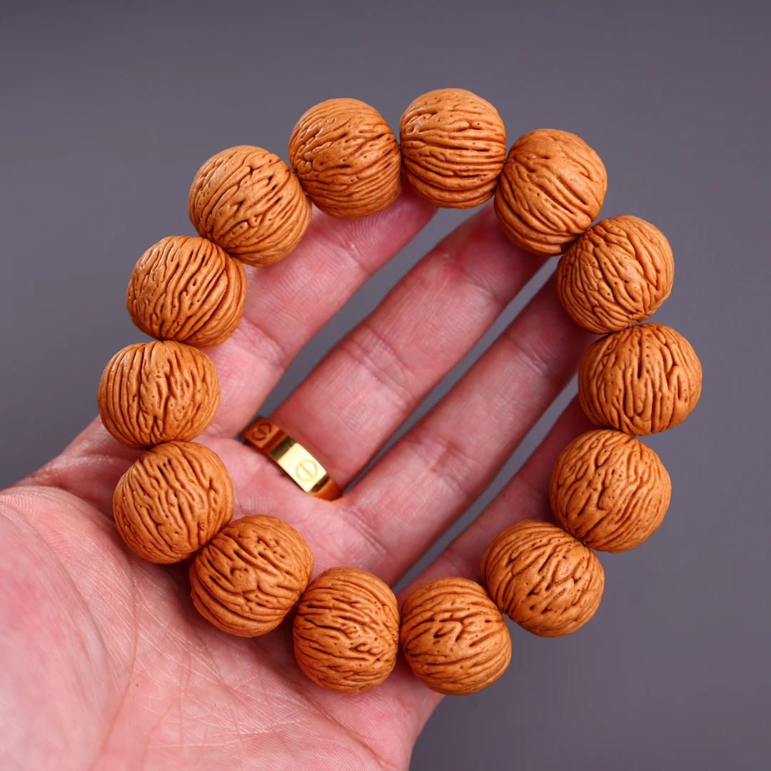 非金属手链 脑纹核桃手串20mm