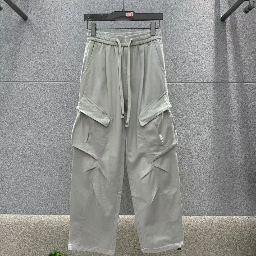 5515#B66秋冬新款美式高街ins百搭显瘦网红时尚工装休闲阔腿裤