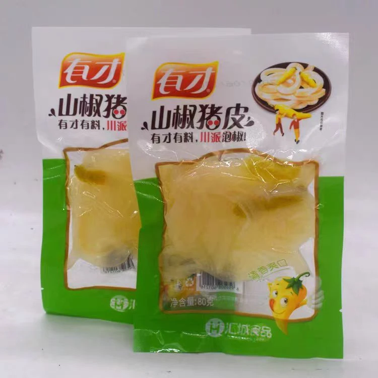 有才新疆包邮【泡椒猪皮】26g*10包 日期至：2025年5月5日