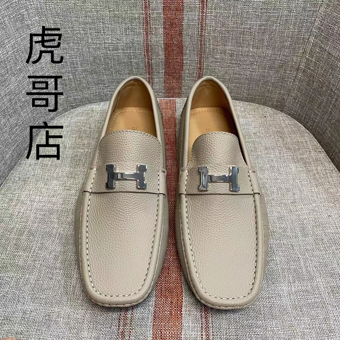 春夏新款豆豆鞋豆豆鞋男男鞋皮鞋真皮软面单鞋韩版休闲时尚休闲