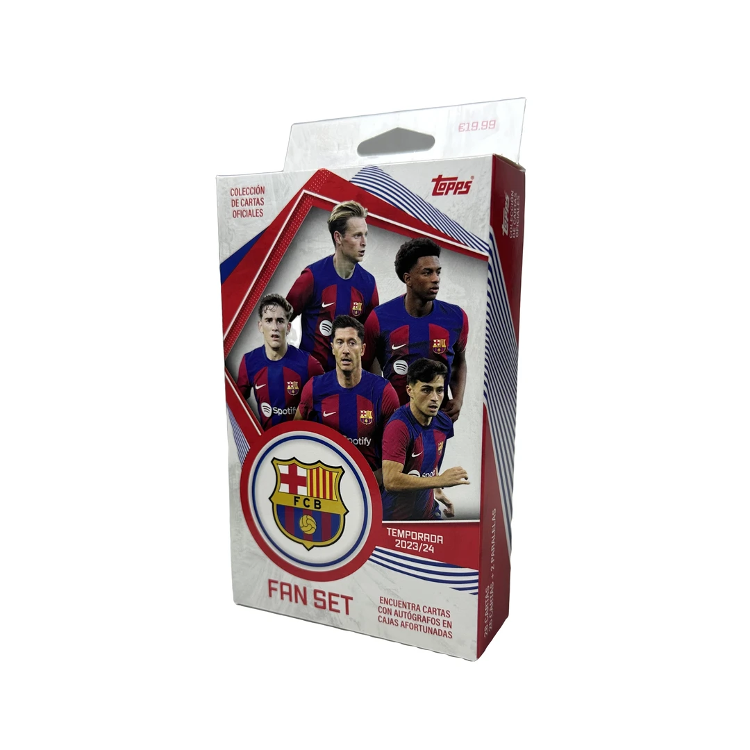 23-24 Topps FCB 巴塞罗那队盒 足球球星卡盒【拆盒】