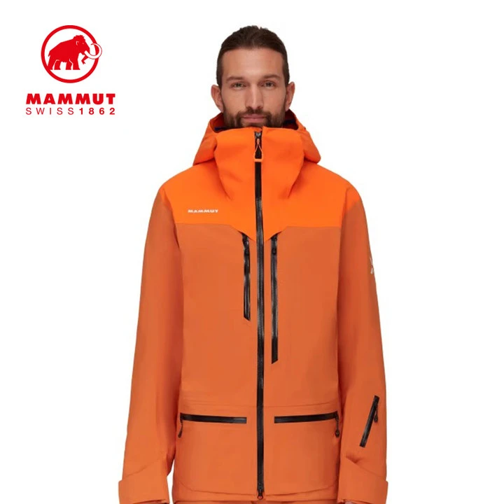 MAMMUT猛犸象Eiger男士户外GTX防风防水艾格运动连帽硬壳冲锋衣