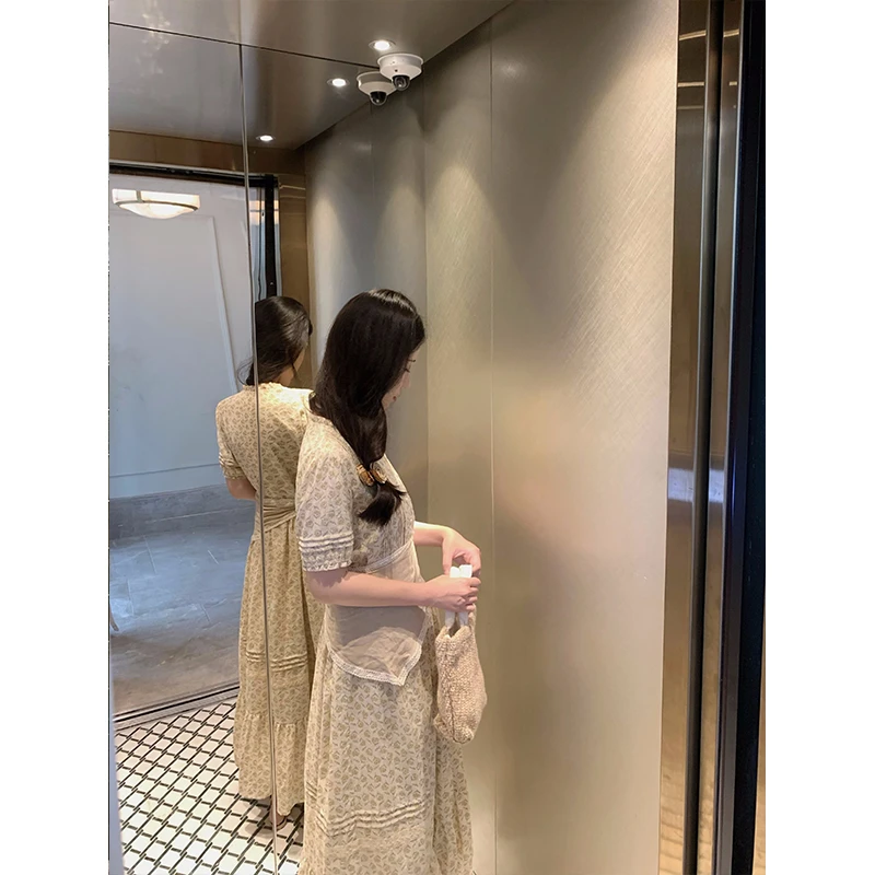 ZNG SHOP女装（清仓款 NO退NO换）“盛夏花园”全棉精致碎花连衣裙