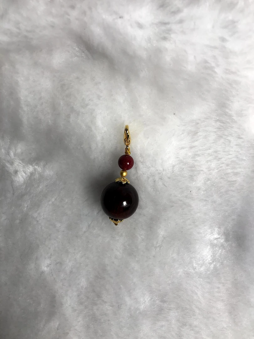 降真香  海南木本降真香红降土埋料1.5万能珠 【赠链子】