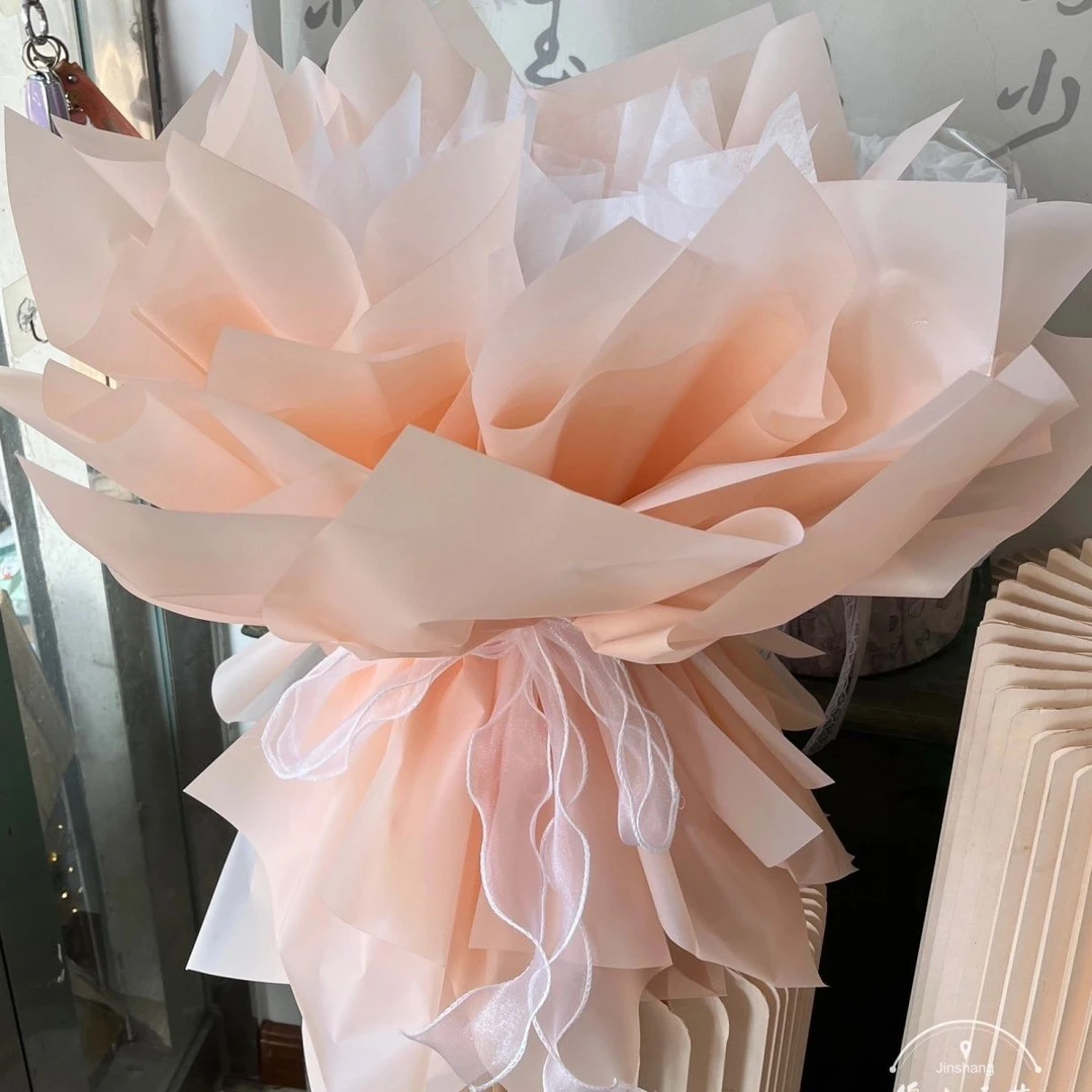 包装纸圆形包花花束外壳DIYdiy零食手工母亲节妇女节情人节花礼物